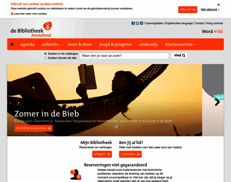 Debibliotheekamstelland.nl thumbnail