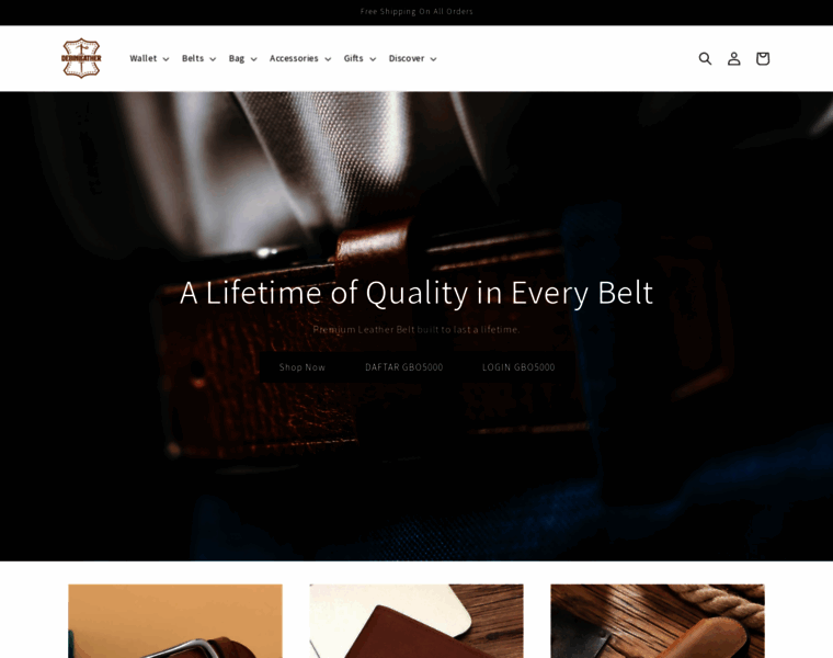Debinleather.com thumbnail