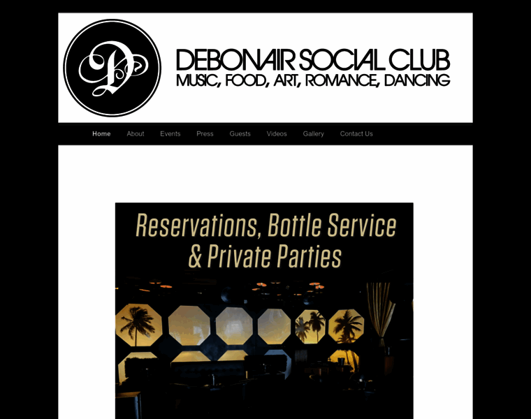 Debonairsocialclub.com thumbnail