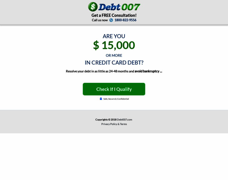 Debt007.com thumbnail