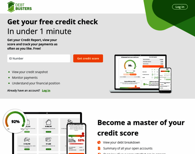 Debtbusters-client.co.za thumbnail