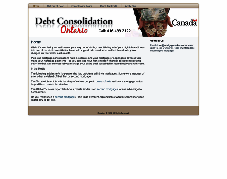 Debtconsolidationontario.ca thumbnail