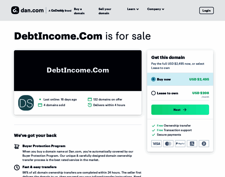 Debtincome.com thumbnail