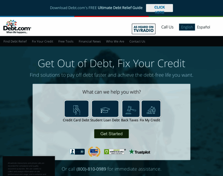 Debtsettlements.com thumbnail