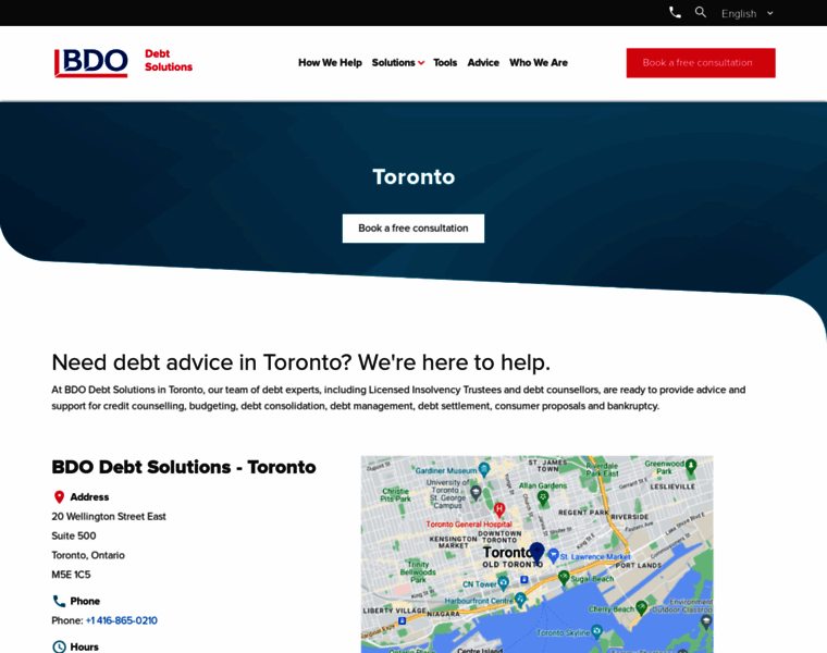 Debtsolutions-toronto.ca thumbnail