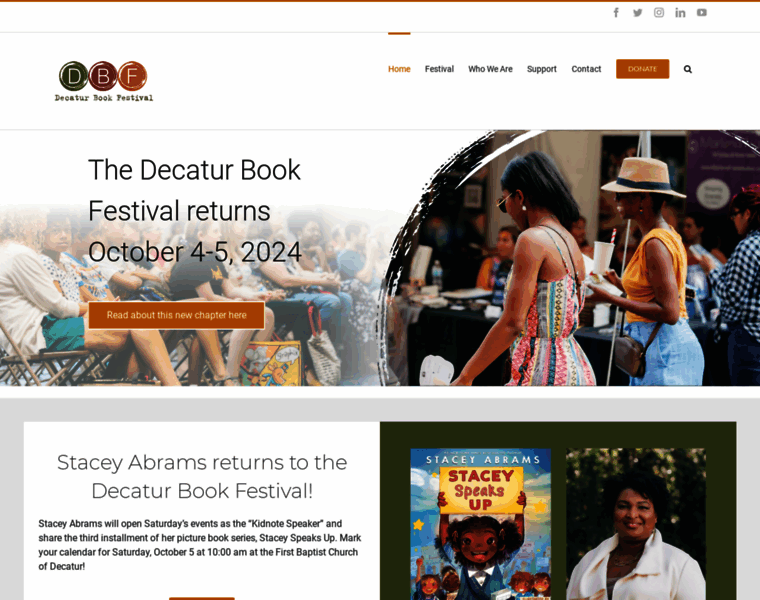 Decaturbookfestival.com thumbnail