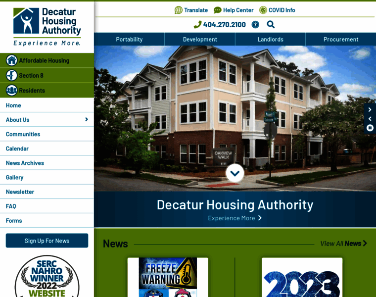 Decaturhousing.org thumbnail