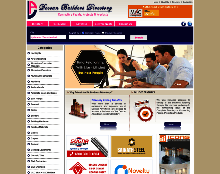 Deccanbuildersdirectory.com thumbnail