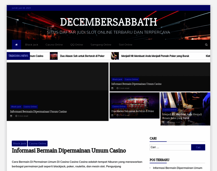 Decembersabbath.org thumbnail