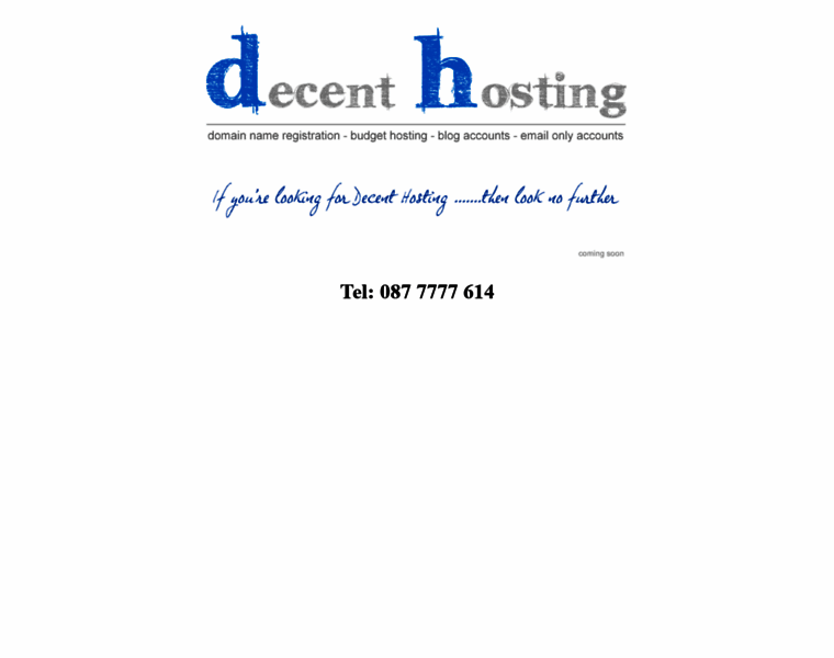 Decent-hosting.com thumbnail