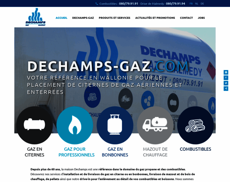 Dechamps-gaz.com thumbnail