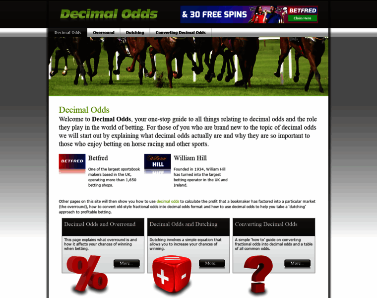 Decimal-odds.com thumbnail