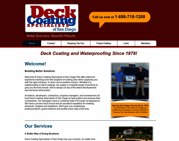 Deckcoatingspecialists.com thumbnail