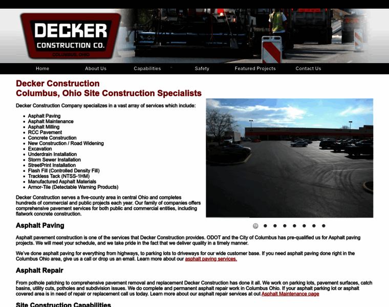 Deckerconstruction.com thumbnail