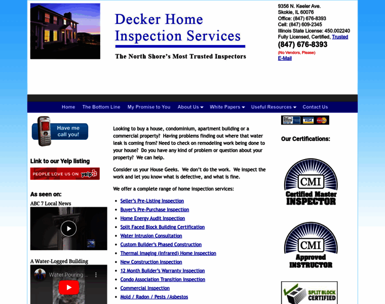 Deckerhomeservices.com thumbnail