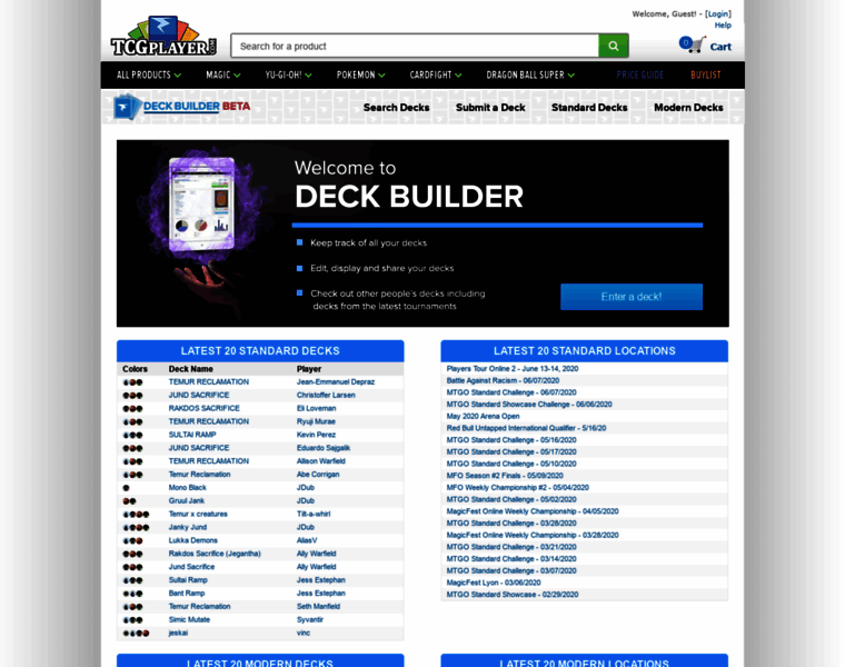 Decks.tcgplayer.com thumbnail