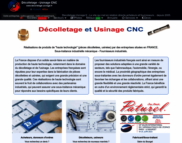 Decolletage-usinage.fr thumbnail