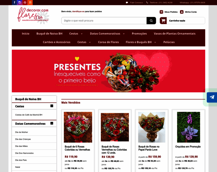 Decorarcomfloresbh.com.br thumbnail