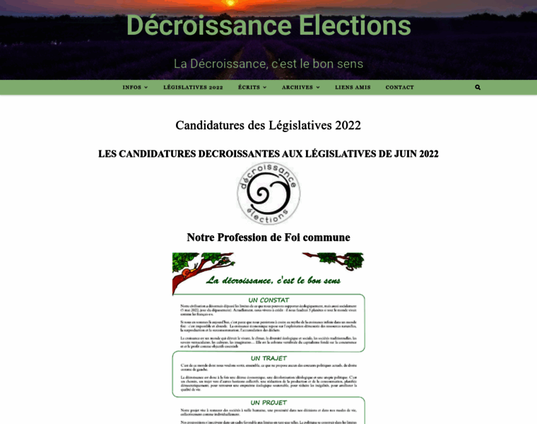 Decroissance-elections.fr thumbnail