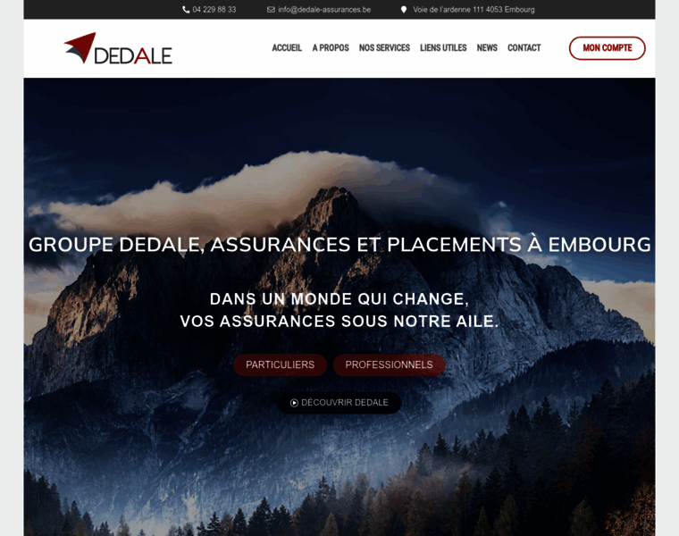 Dedale-assurances.be thumbnail