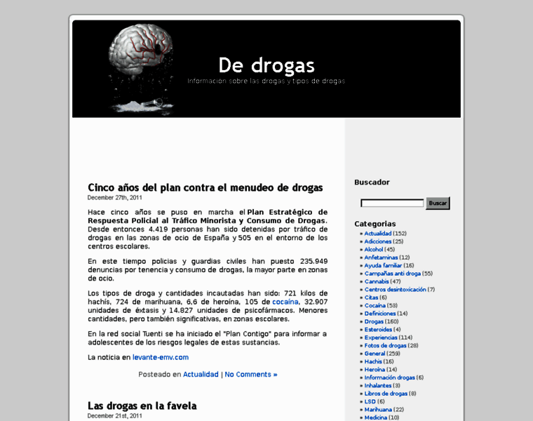 Dedrogas.com thumbnail