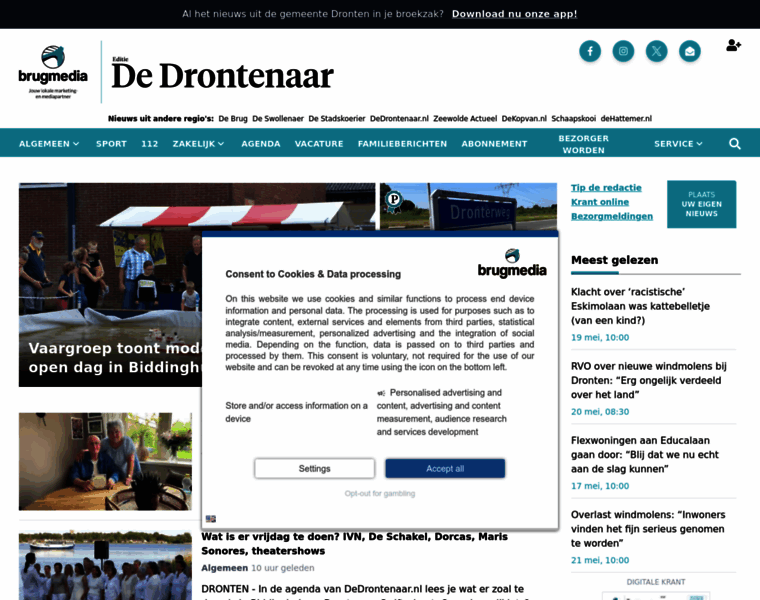 Dedrontenaar.nl thumbnail