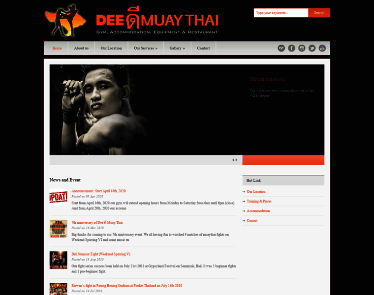 Dee-muaythai.com thumbnail