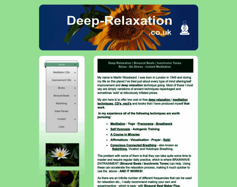 Deep-relaxation.co.uk thumbnail