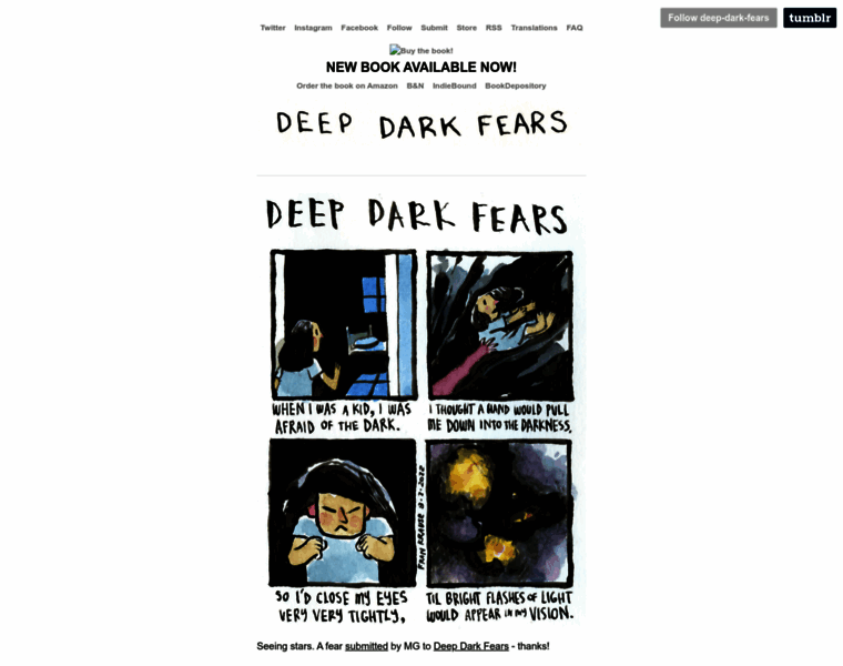 Deepdarkfears.com thumbnail