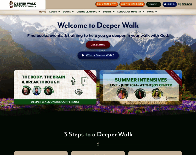 Deeperwalkinternational.com thumbnail