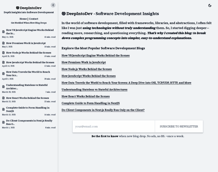 Deepintodev.com thumbnail Deepintodev.com thumbnail