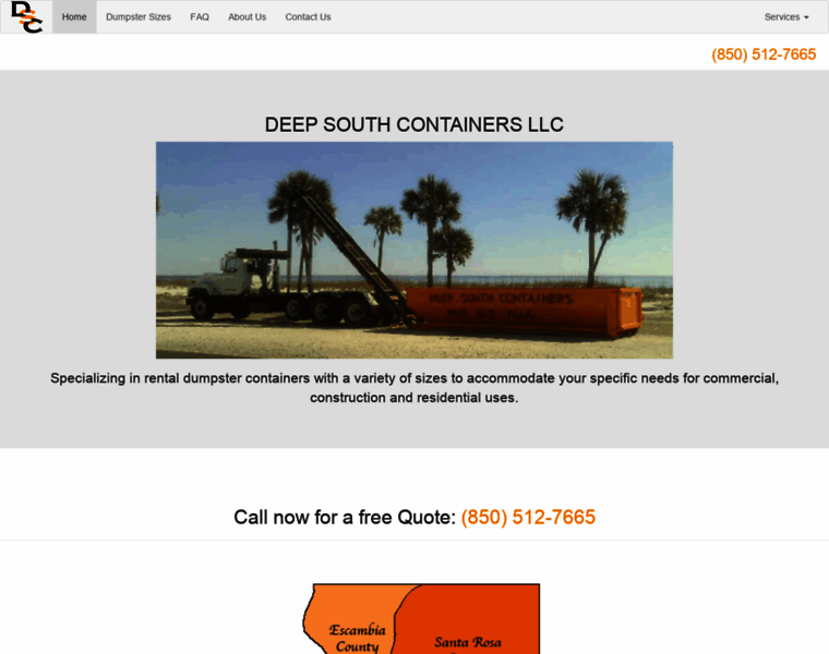 Deepsouthcontainers.com thumbnail