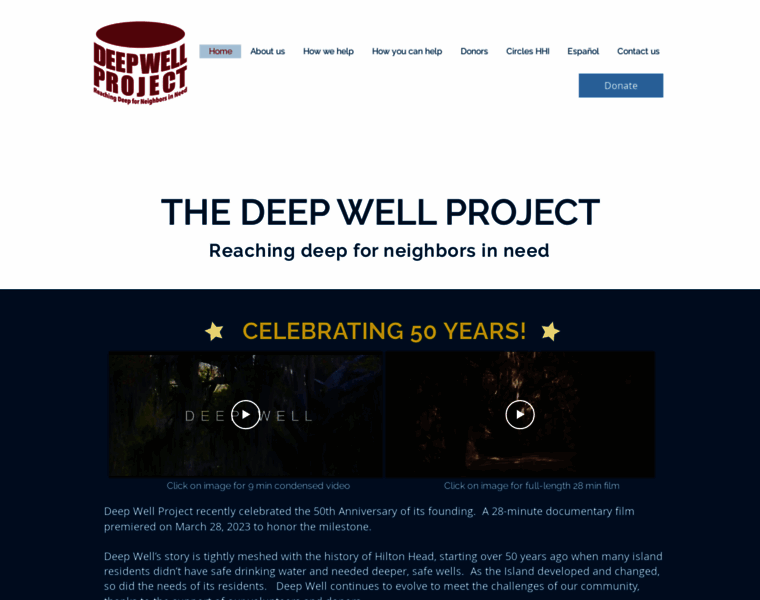 Deepwellproject.org thumbnail