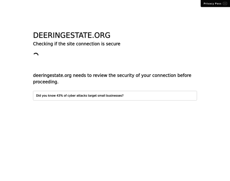 Deeringestate.org thumbnail