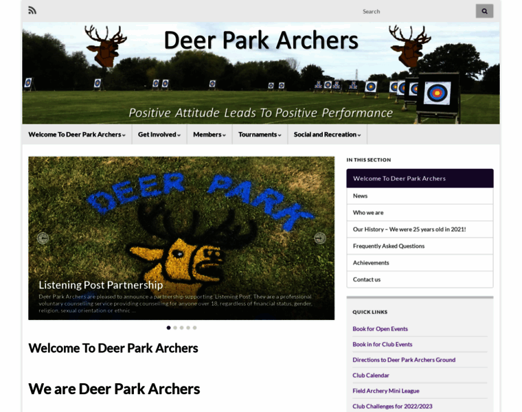 Deerparkarchers.co.uk thumbnail
