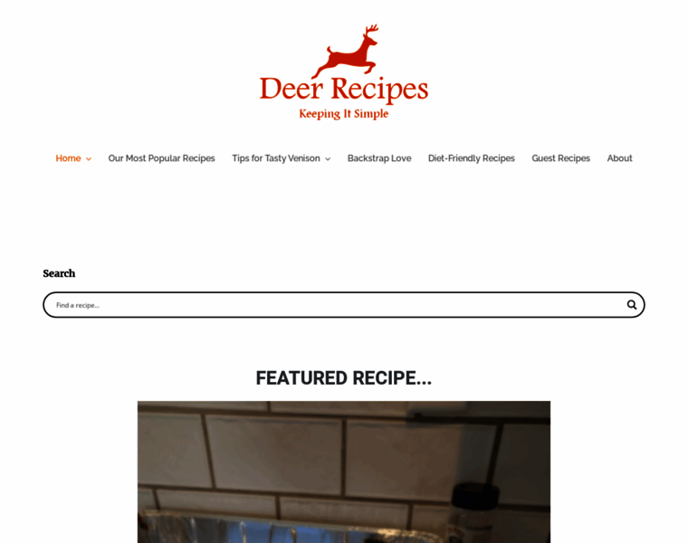 Deerrecipes.online thumbnail