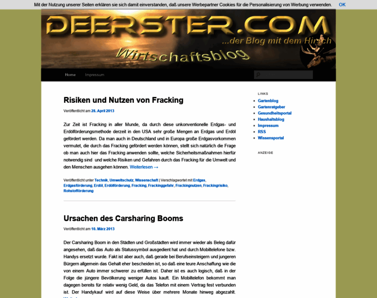 Deerster.com thumbnail
