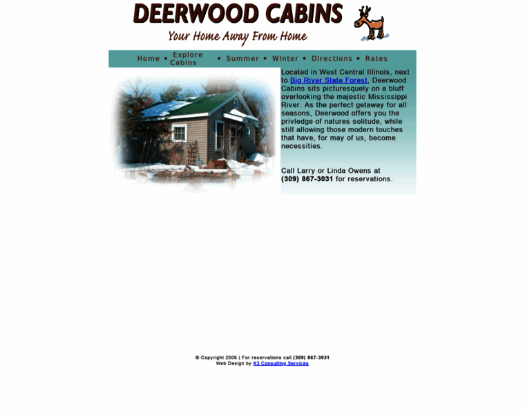 Deerwoodcabins.com thumbnail