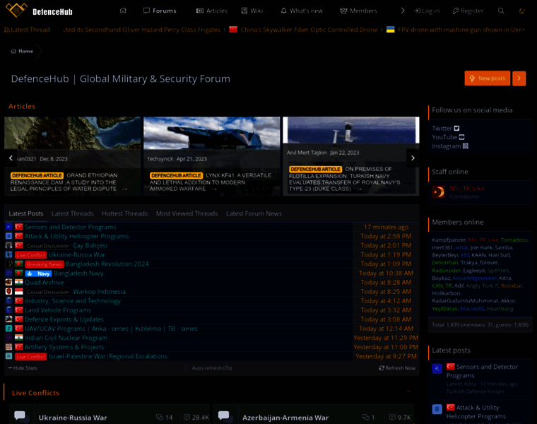 defencehub.live at WI. DefenceHub | Global Military & Security Forum