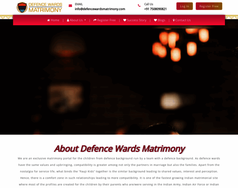 Defencewardsmatrimony.com thumbnail