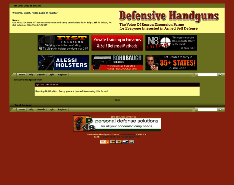 Defensivehandguns.com thumbnail