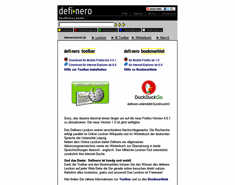 Definero.de thumbnail