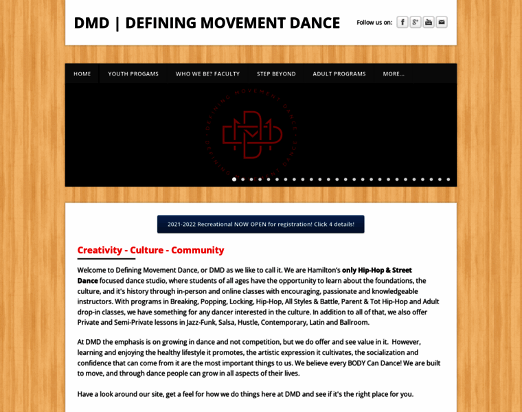 Definingmovementdance.com thumbnail