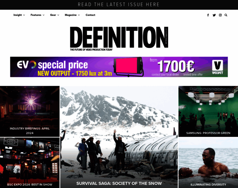 Definitionmagazine.com thumbnail