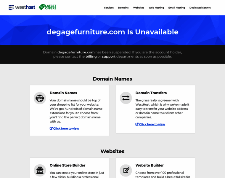Degagefurniture.com thumbnail