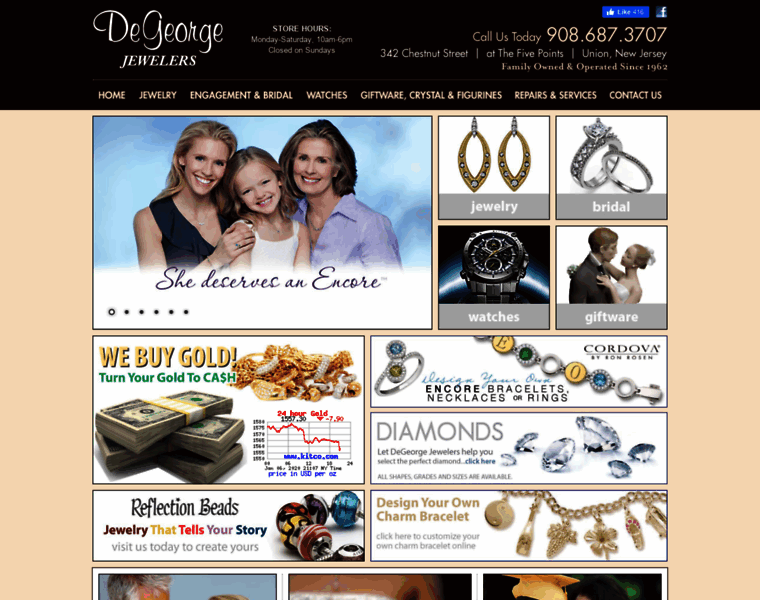 Degeorgejewelers.com thumbnail