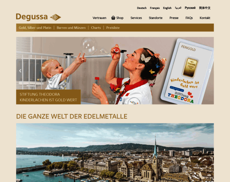 Degussa-goldhandel.ch thumbnail