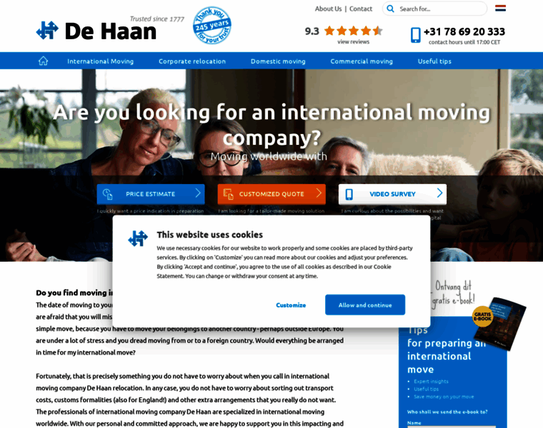 Dehaan.nl thumbnail