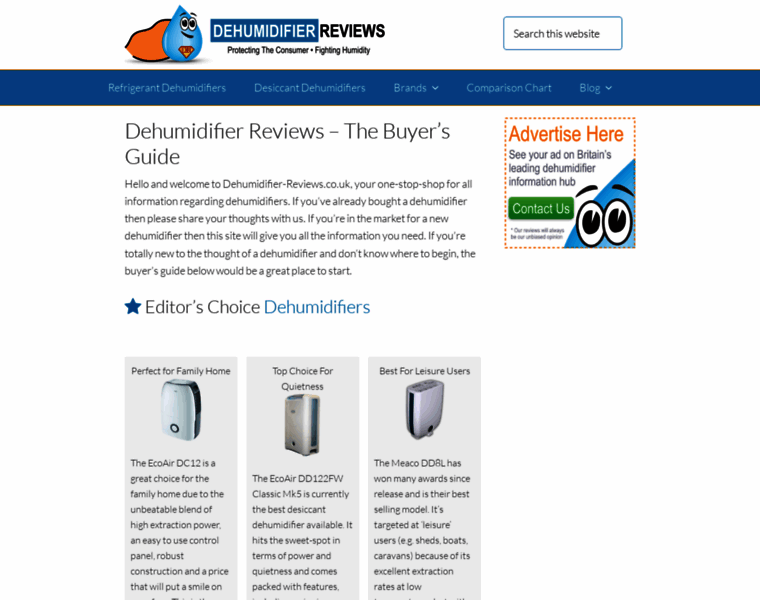 Dehumidifier-reviews.co.uk thumbnail