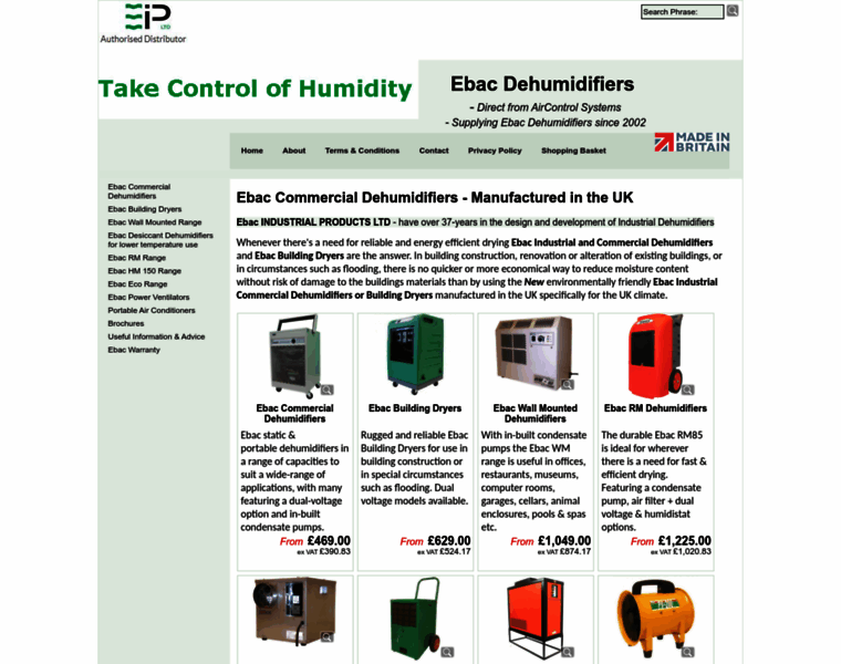 Dehumidifiers-direct.co.uk thumbnail